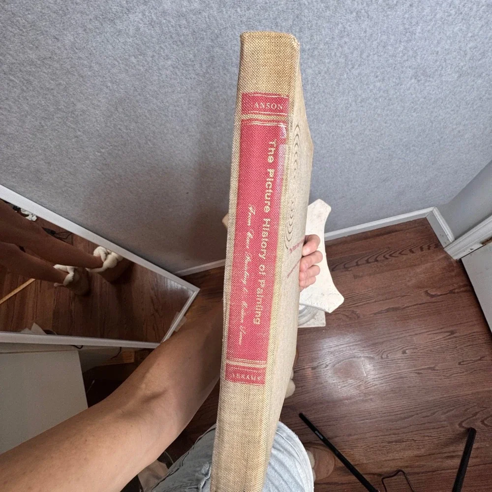 Rare Vintage Picture History of Painting Book From‎ Cave to Modern Times 1957